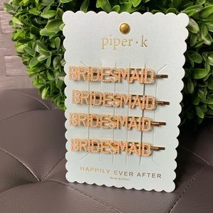 piper K BRIDESMAID Hair Pins